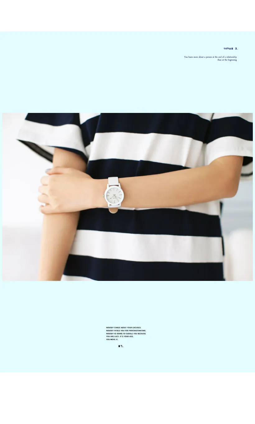 シンプルフレームレザー調腕時計・全3色 | DHOLIC | 詳細画像2