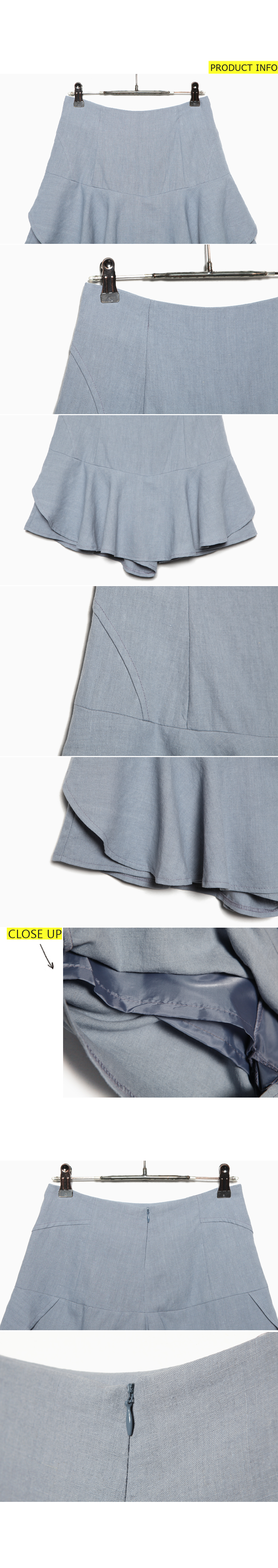 リネンミックスキュロットスカート・全3色 | DHOLIC | 詳細画像7