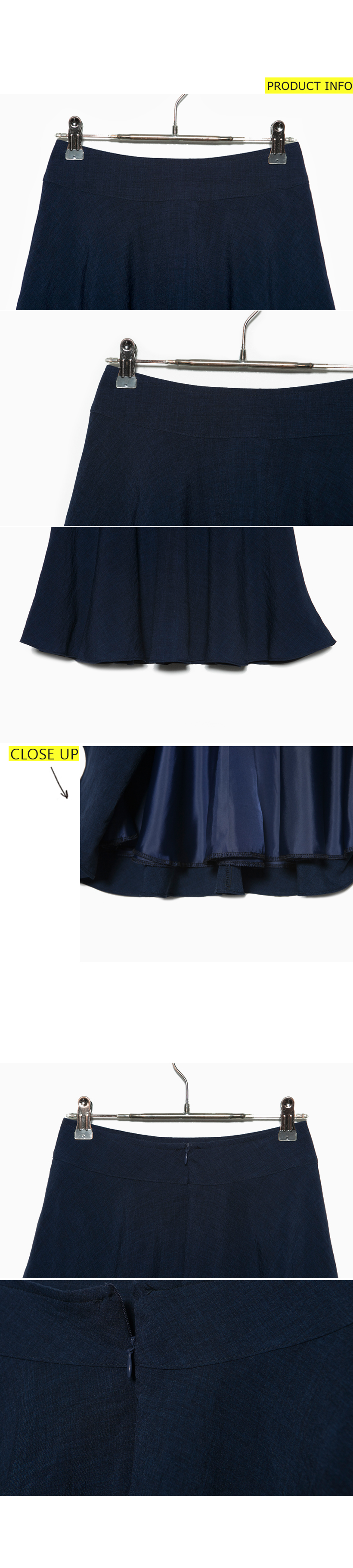 シンプルソリッドカラーフレアスカート・全2色 | DHOLIC | 詳細画像13