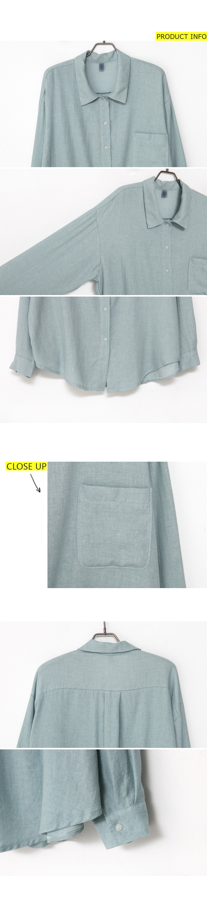 ソフトカラーボクシーフィットシャツ・全3色 | DHOLIC | 詳細画像11