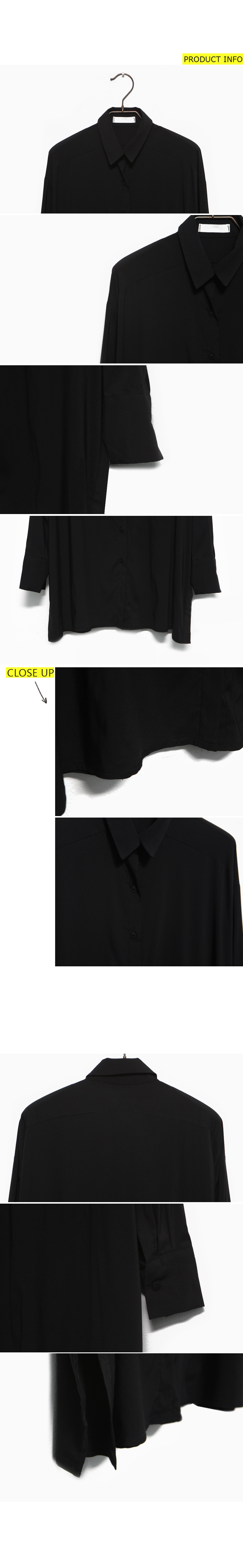 サイドスリットルーズフィットシャツ・全2色 | DHOLIC | 詳細画像7