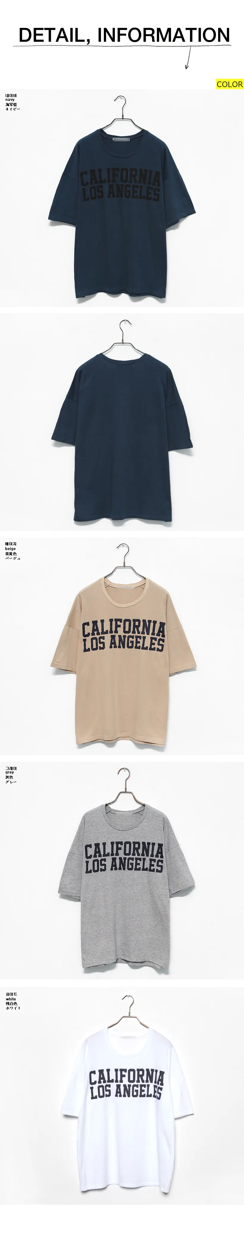 CALIFOLRNIA L.A　プリントＴシャツ・全4色 | DHOLIC | 詳細画像13