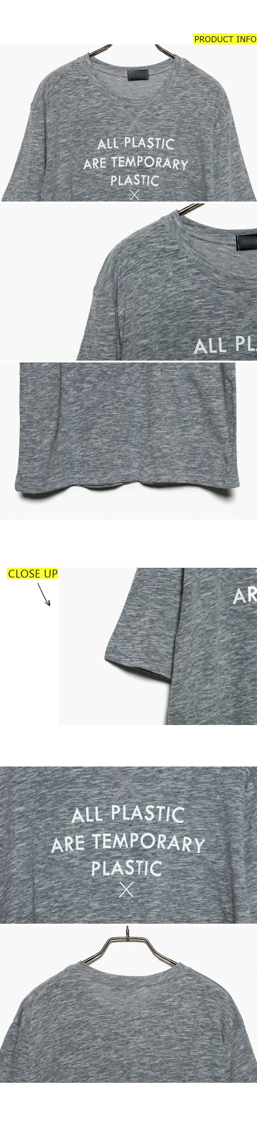 レタリングポイントシンプルTシャツ・全3色 | DHOLIC | 詳細画像8