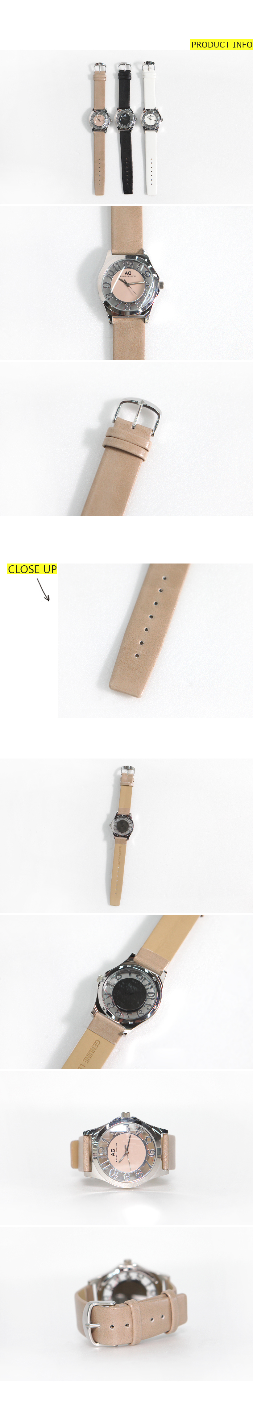 ビックフレームレザー調腕時計・全3色 | DHOLIC | 詳細画像9