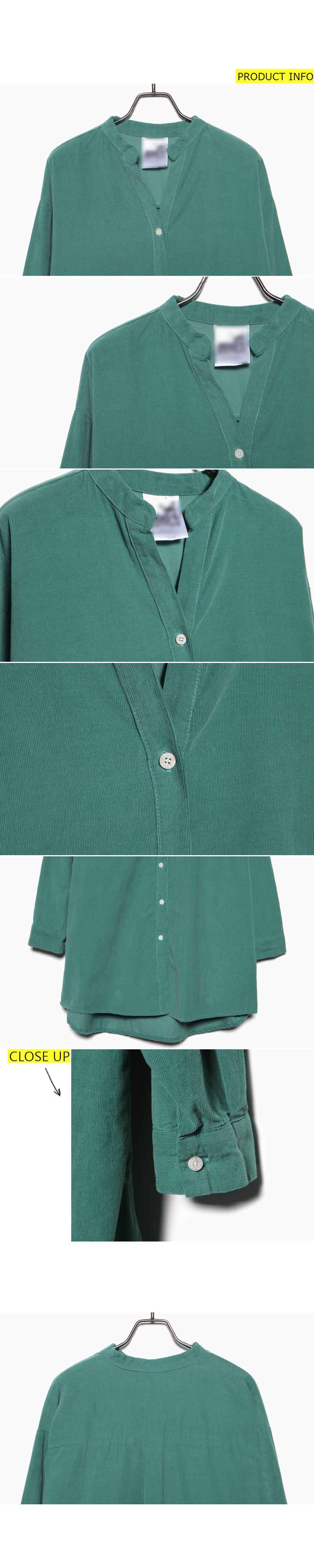 ルーズフィットコーデュロイロングシャツ・全4色 | DHOLIC | 詳細画像6