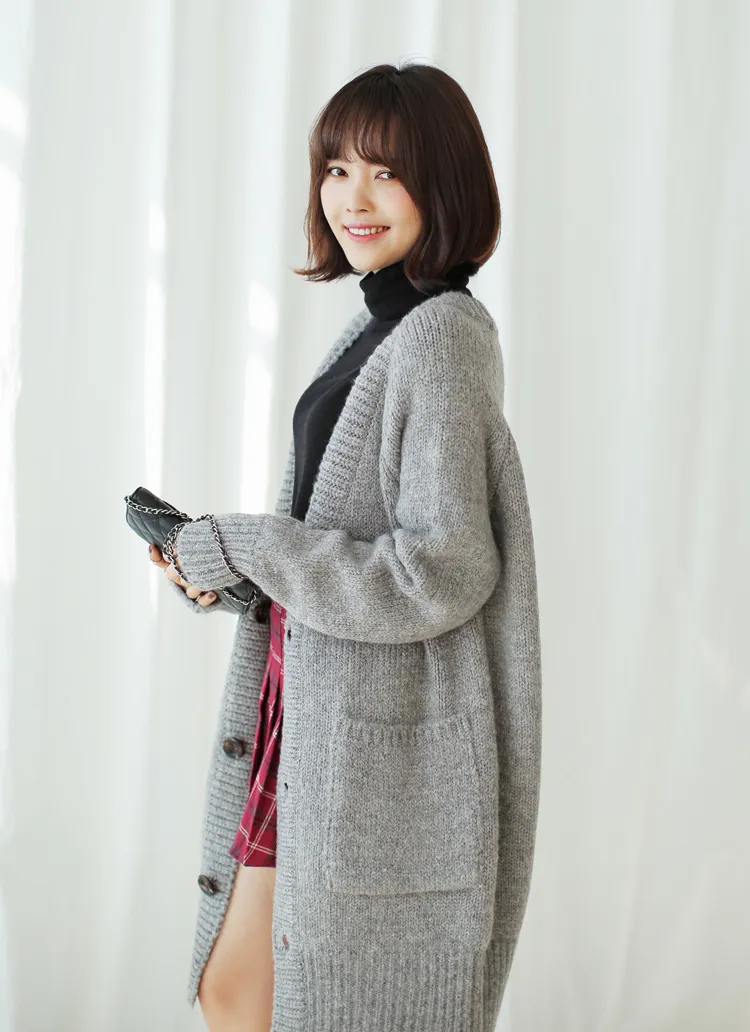 オーバーサイズロングカーディガン・全2色 | DHOLIC | 詳細画像1