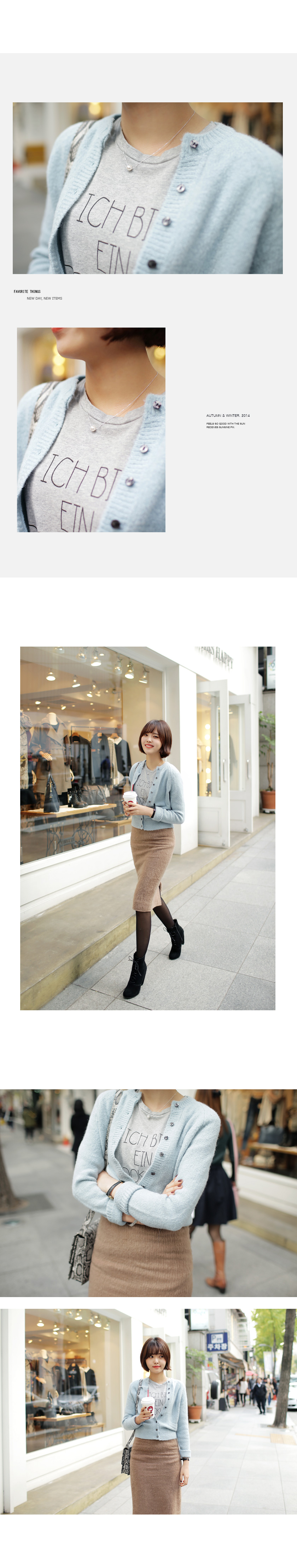 パールシルバーチェーンネックレス | DHOLIC | 詳細画像3