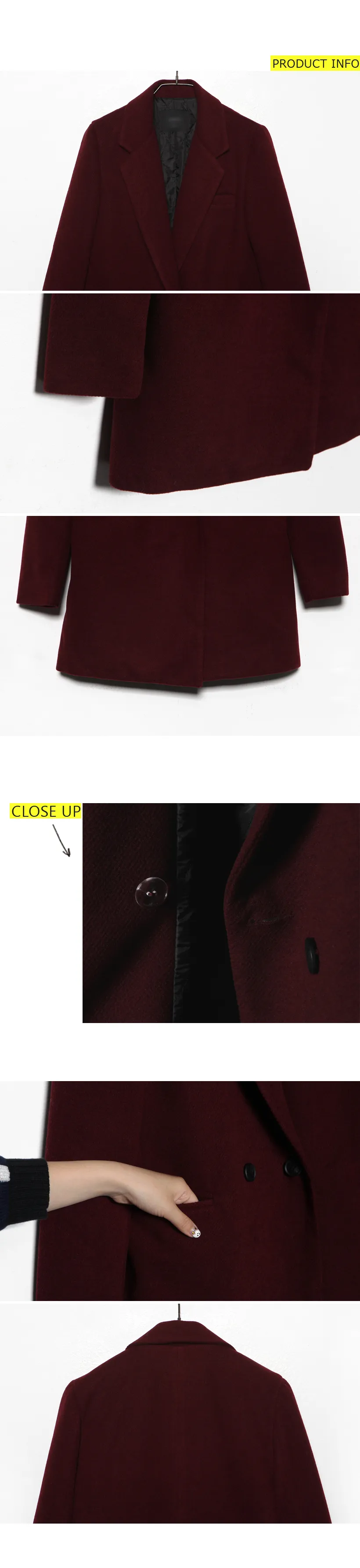 ディープカラージャケットコート・全5色 | DHOLIC | 詳細画像9