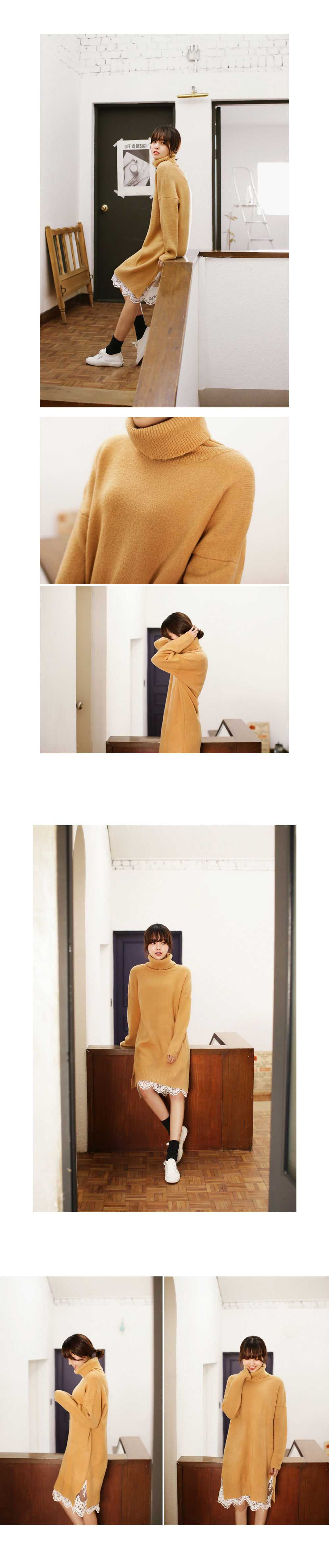 <font color=red><b>●●雑誌Seventeen5月号掲載●●</b></font>レースキャミソールレイヤードワンピース・全2色 | DHOLIC | 詳細画像2