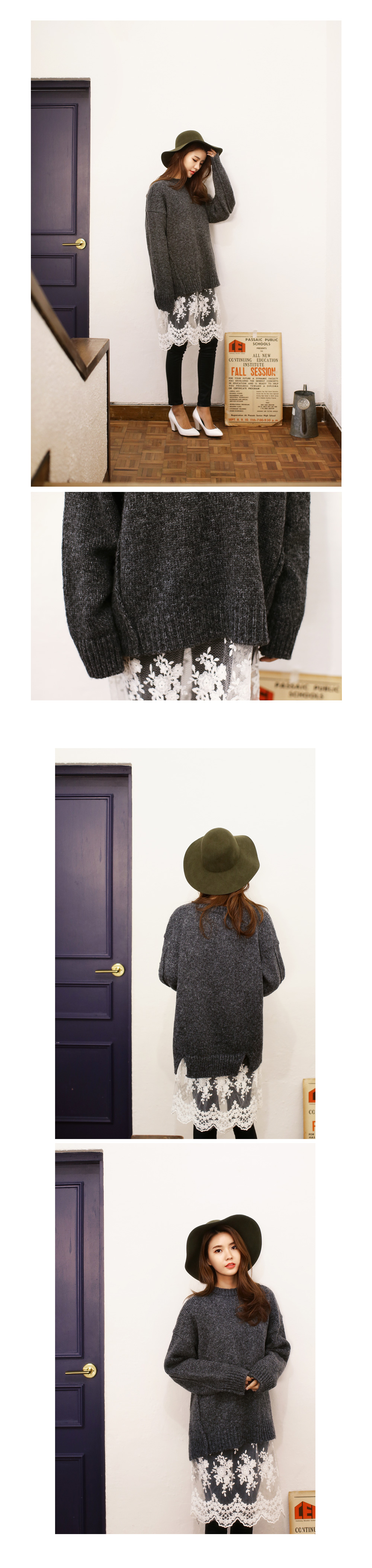 ダークカラーつば広ハット・全4色 | DHOLIC | 詳細画像8