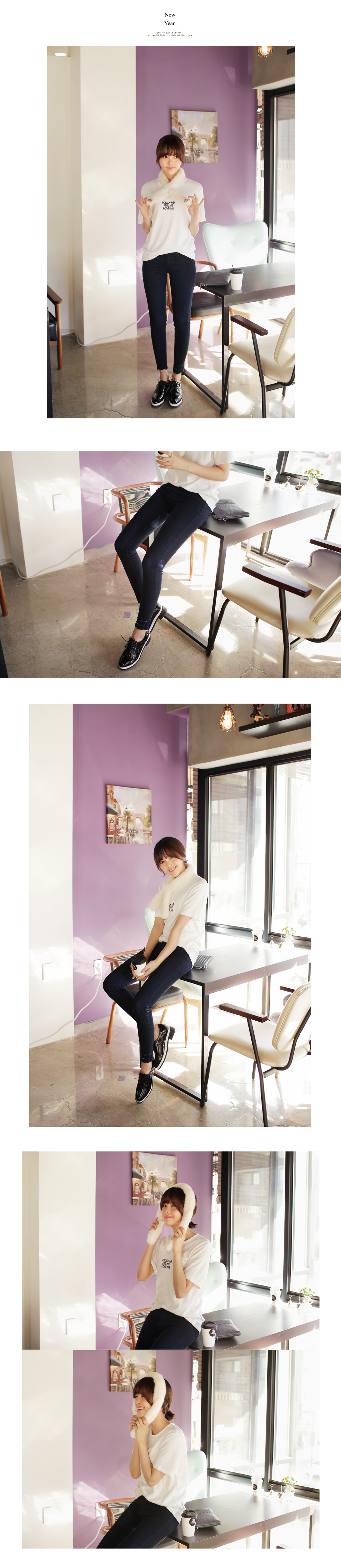 <font color=red><b>●●雑誌JJ5月号掲載●●</b></font>ブラック&ホワイトオックスフォードシューズ・全1色 | DHOLIC | 詳細画像8