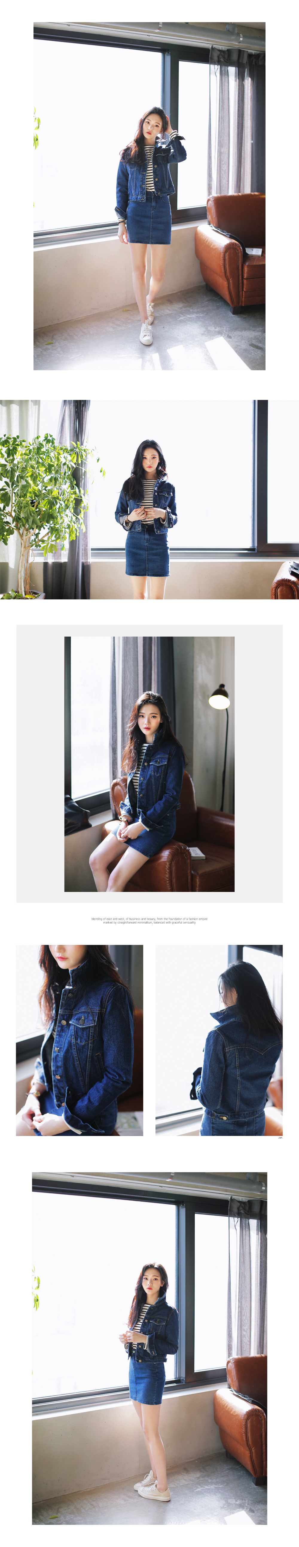 <font color=red><b>●●雑誌Popteen7月号/JELLY7月号/ViVi6月号/Seventeen5月号掲載●●</b></font>ショート丈デニムジャケット・全2色 | DHOLIC | 詳細画像2