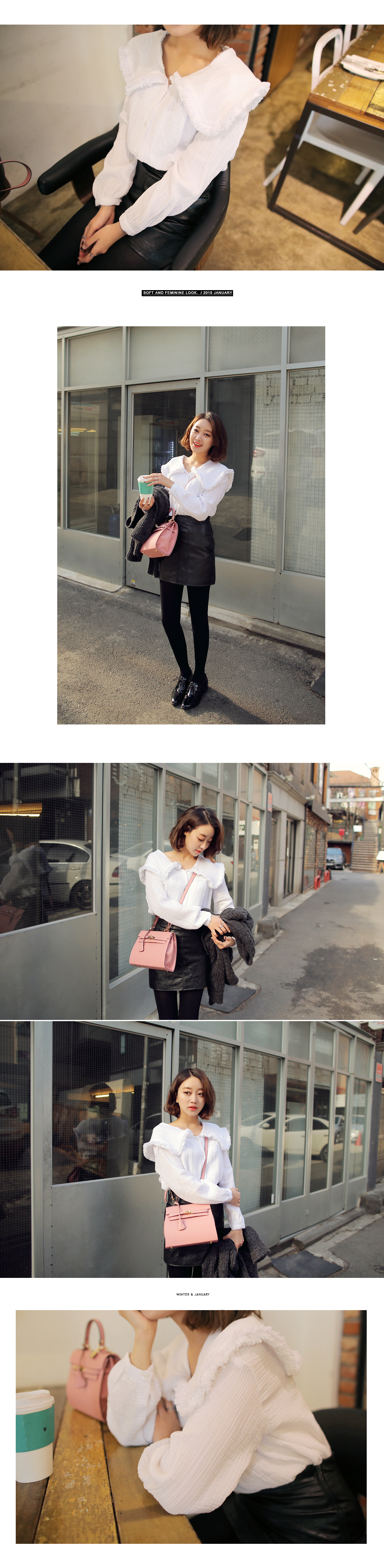 <font color=red><b>**雑誌Scawaii!1月号/ViVi10月号/JELLY10月号/他雑誌多数掲載！**</b></font>ショルダーストラップ付きスクエアバッグ・全6色 | DHOLIC | 詳細画像2