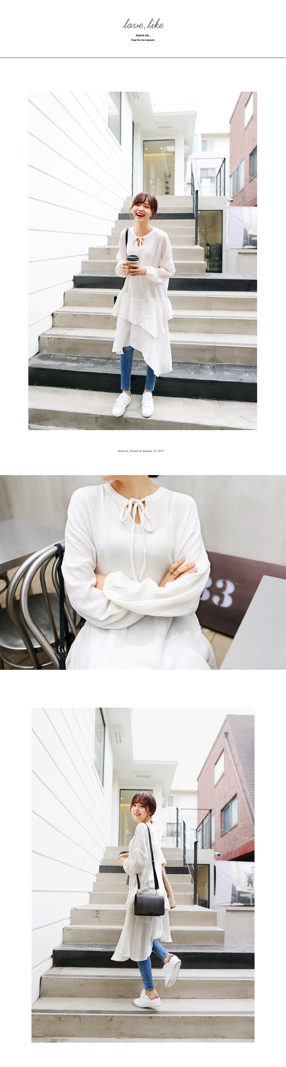 メタリックカラーポイントホワイトスニーカー・全2色 | DHOLIC | 詳細画像13