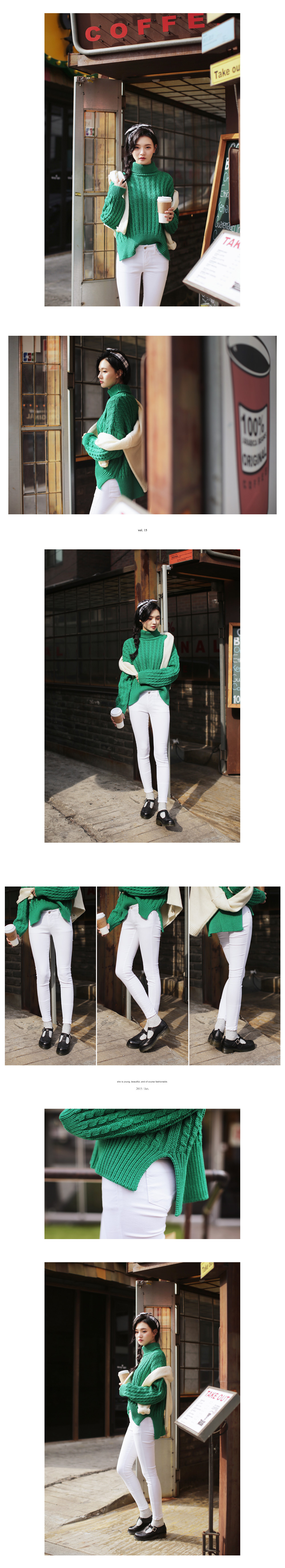 5colorケーブルタートルニットトップス・全5色 | DHOLIC | 詳細画像4