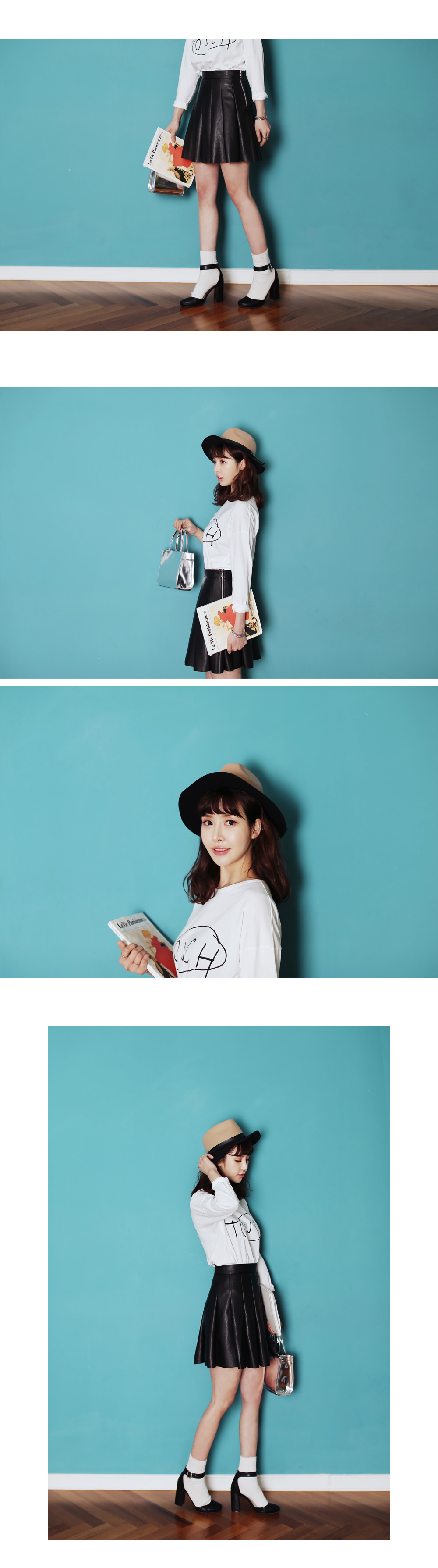 TOUCHレターリングシンプルTシャツ・全3色 | DHOLIC | 詳細画像5