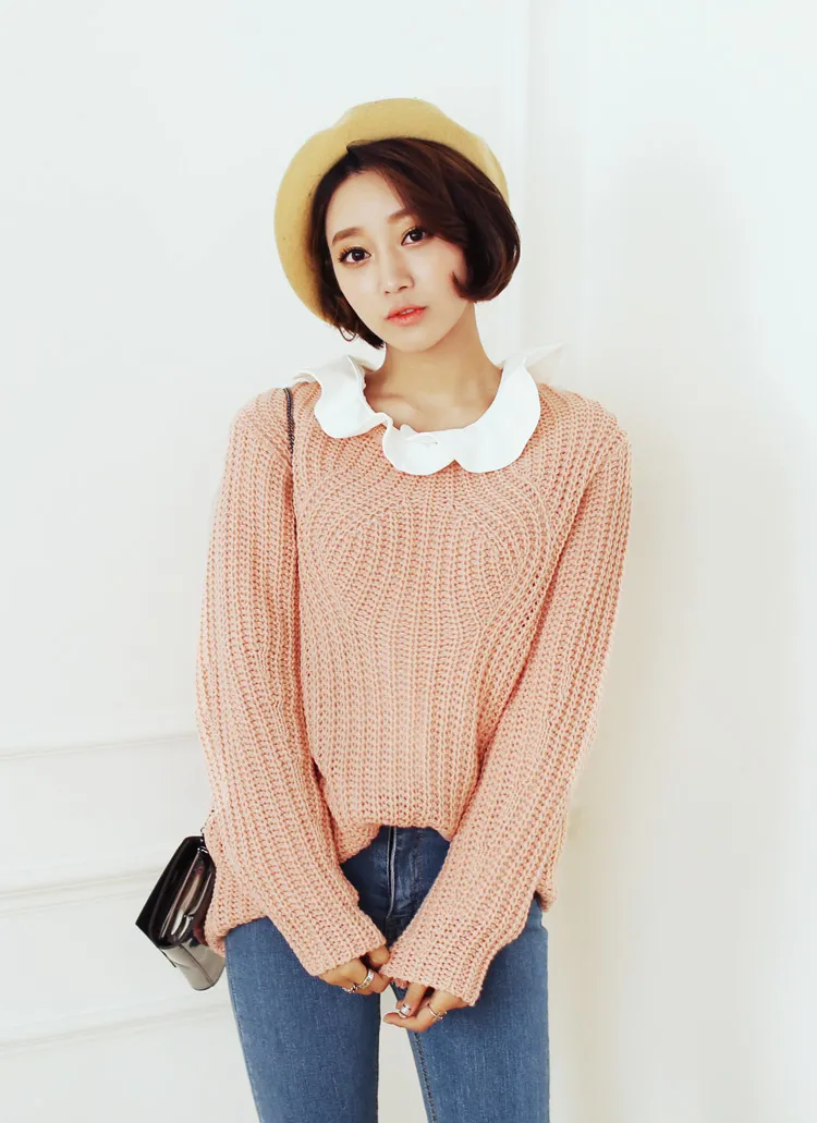 ハニカムケーブル編みスプリングニット・全8色 | DHOLIC | 詳細画像1