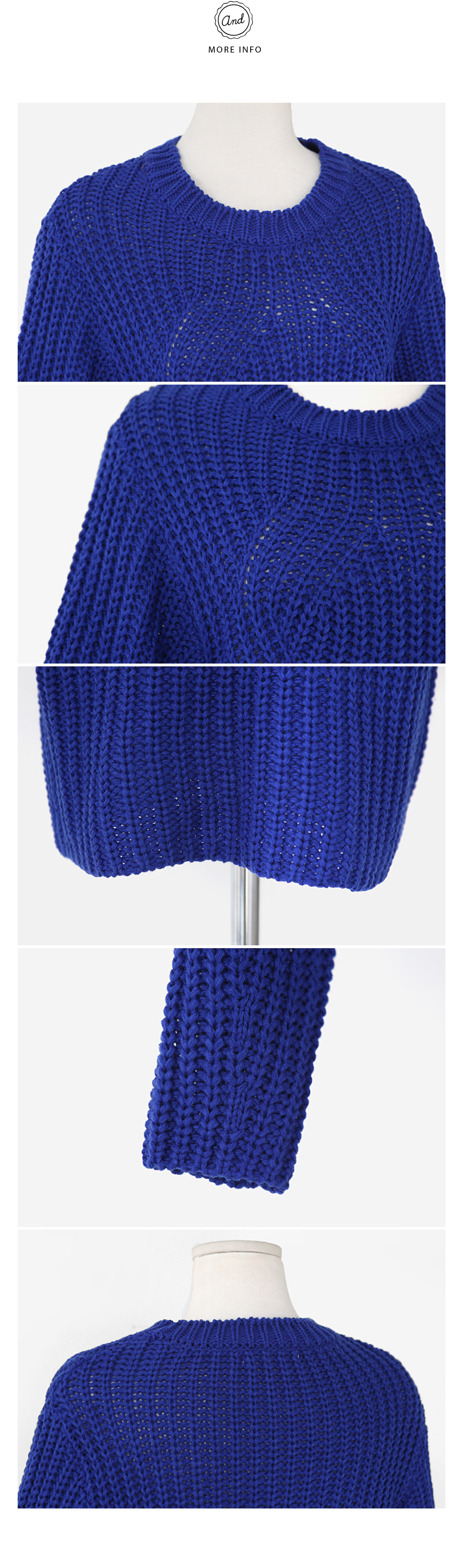 ハニカムケーブル編みスプリングニット・全8色 | DHOLIC | 詳細画像8