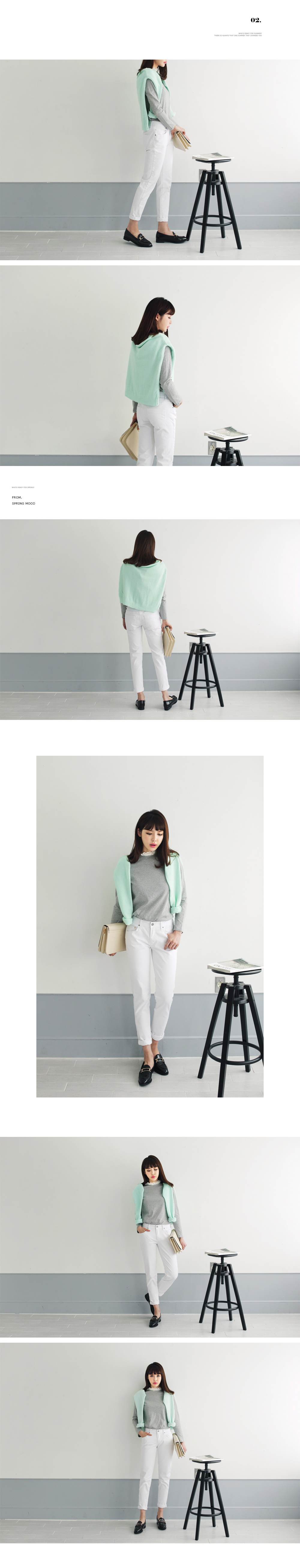 フリルネックラインポイントTシャツ・全5色 | DHOLIC | 詳細画像4