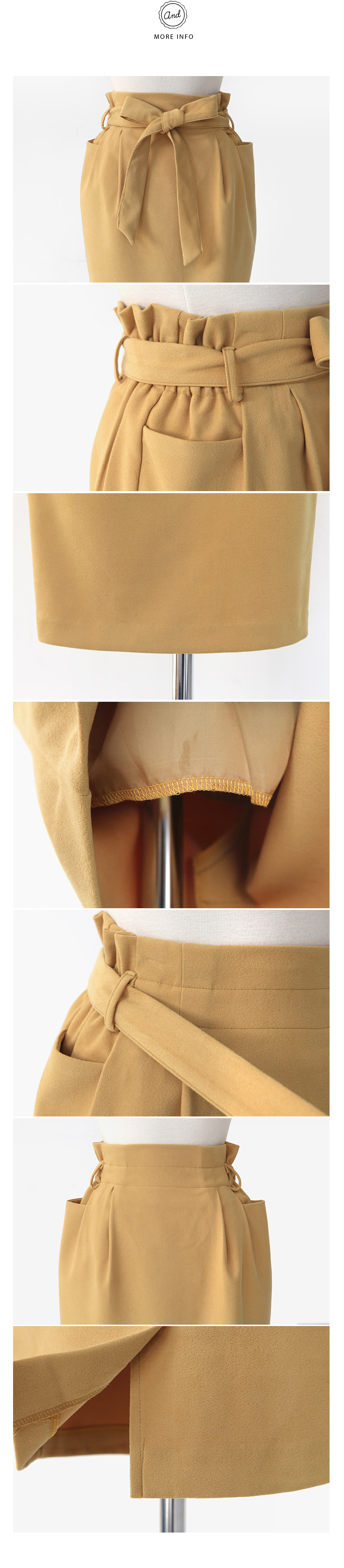 ウエストリボンミディスカート・全3色 | DHOLIC | 詳細画像6