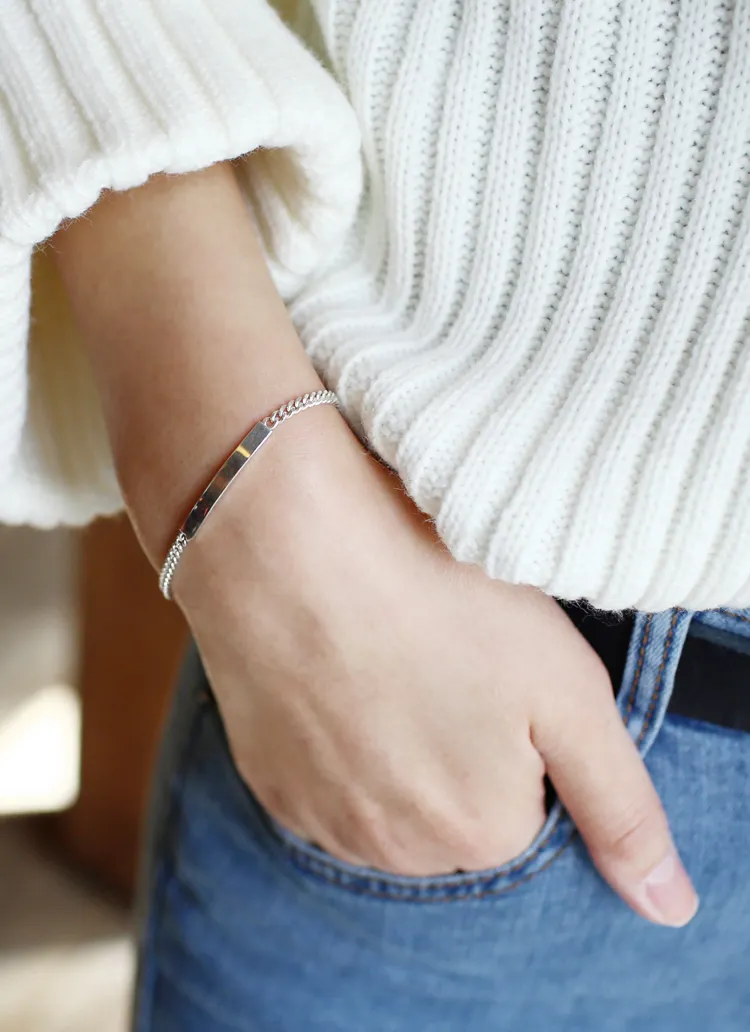 シルバーブレスレット・全1色 | DHOLIC | 詳細画像1