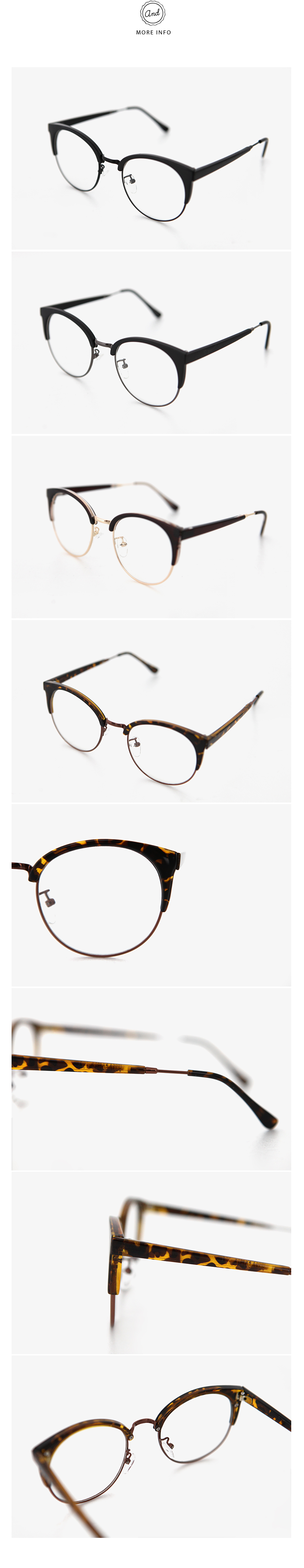 9037メタル伊達メガネ・全4色 | DHOLIC | 詳細画像8