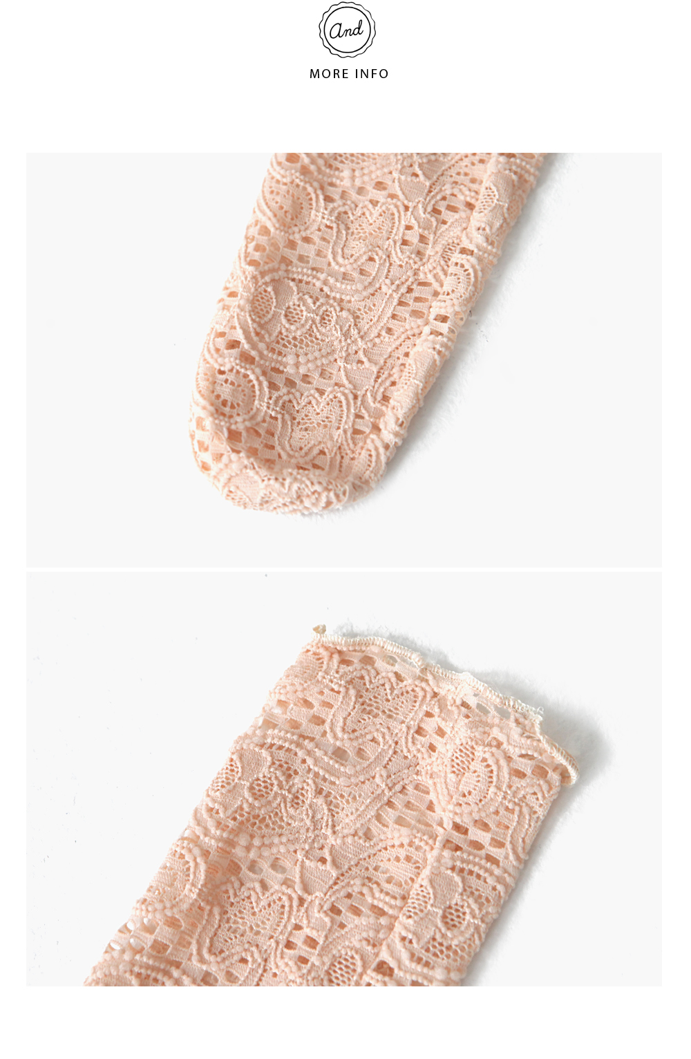 ペイズリー柄レースソックス・全5色 | DHOLIC | 詳細画像4