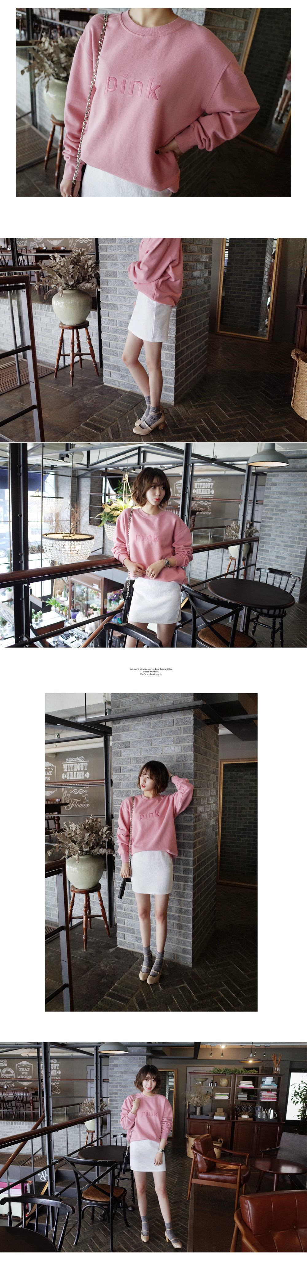 color刺繍スウェットトップス・全5色 | DHOLIC | 詳細画像3