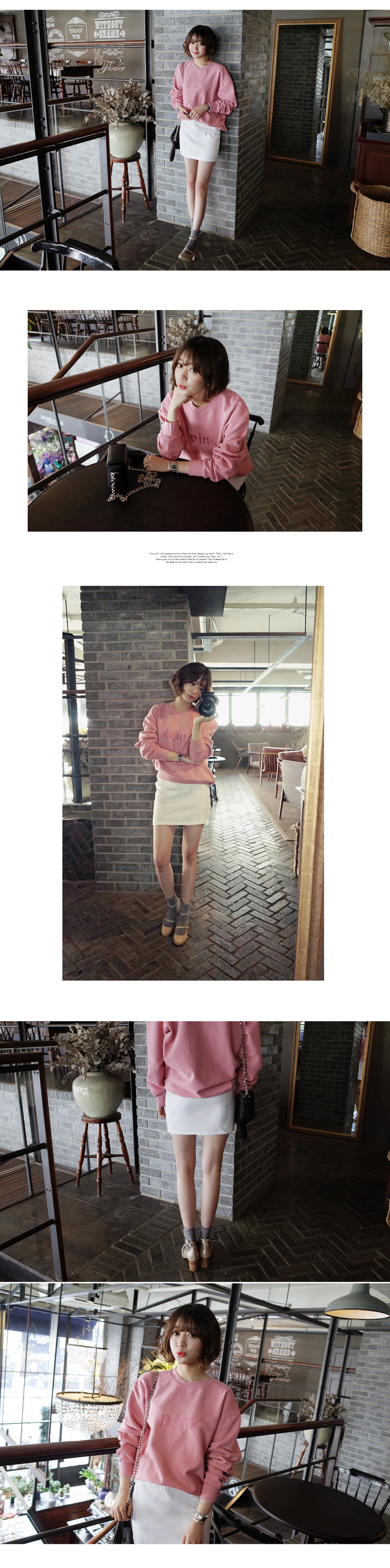 color刺繍スウェットトップス・全5色 | DHOLIC | 詳細画像5