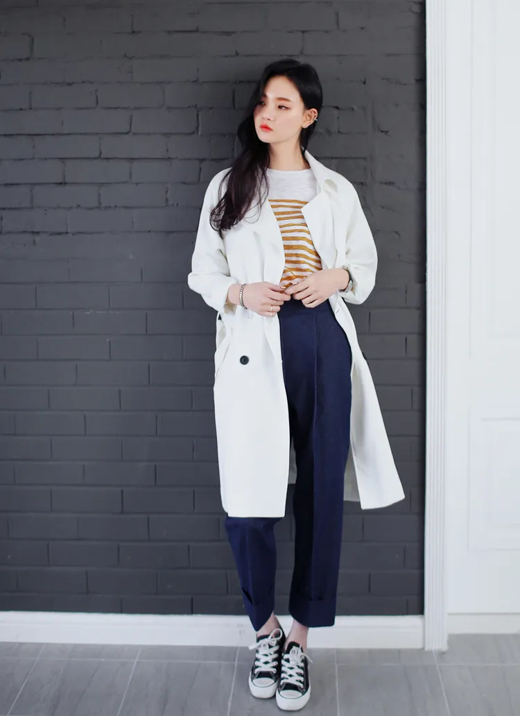 ダブルボタンラグラントレンチコート・全3色 | DHOLIC | 詳細画像1