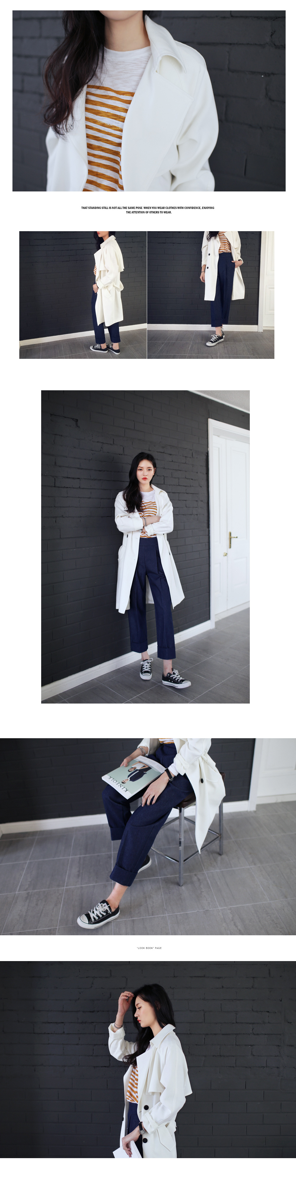 ダブルボタンラグラントレンチコート・全3色 | DHOLIC | 詳細画像4