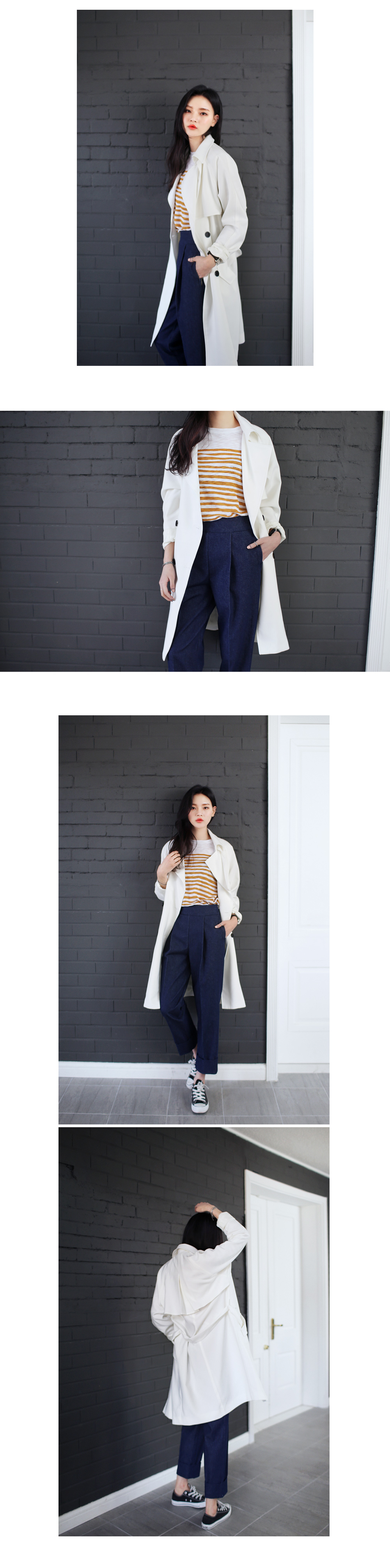 ダブルボタンラグラントレンチコート・全3色 | DHOLIC | 詳細画像6