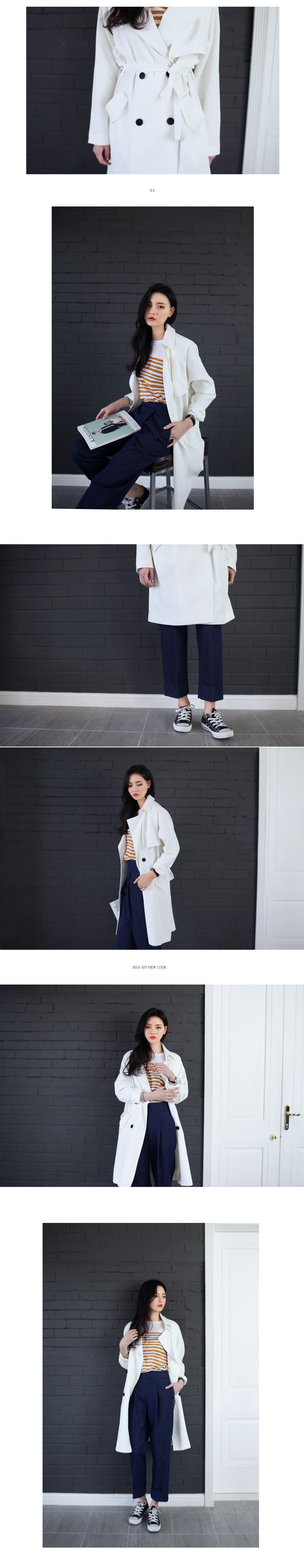 ダブルボタンラグラントレンチコート・全3色 | DHOLIC | 詳細画像9