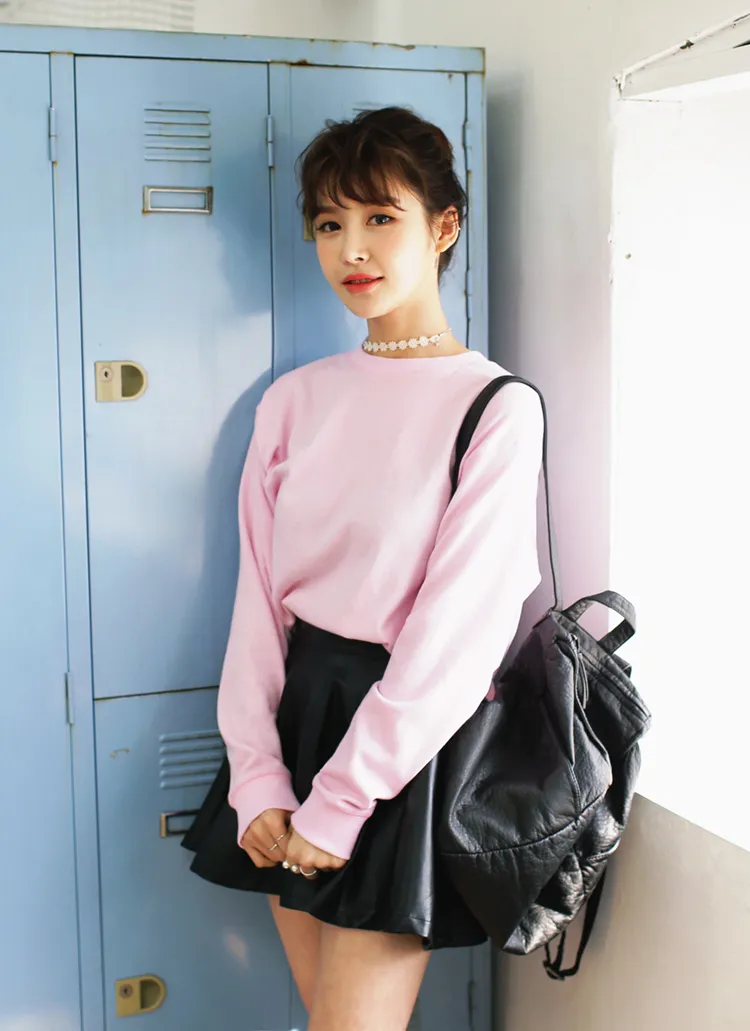 5colorsコットンスウェットトップス・全5色 | DHOLIC | 詳細画像1