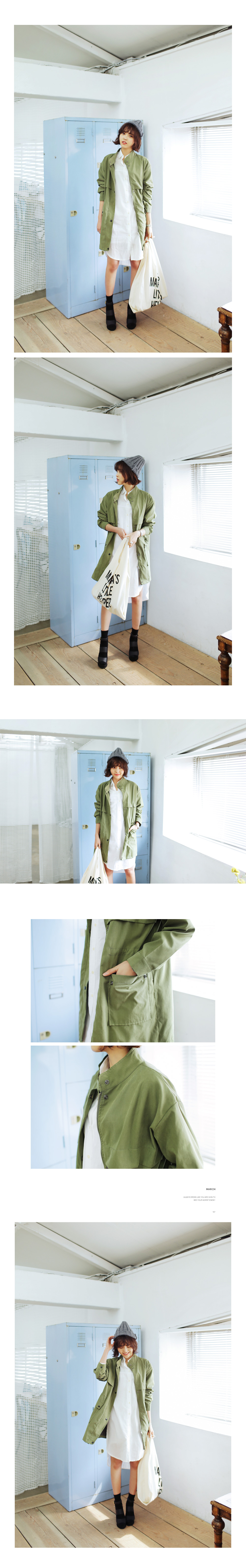 アイボリーベルトsetシャツワンピース・全1色 | DHOLIC | 詳細画像3