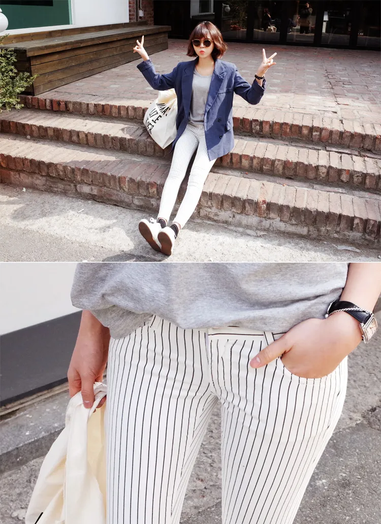 ストライプスキニーパンツ・全3色 | レディースファッション通販 - DHOLIC