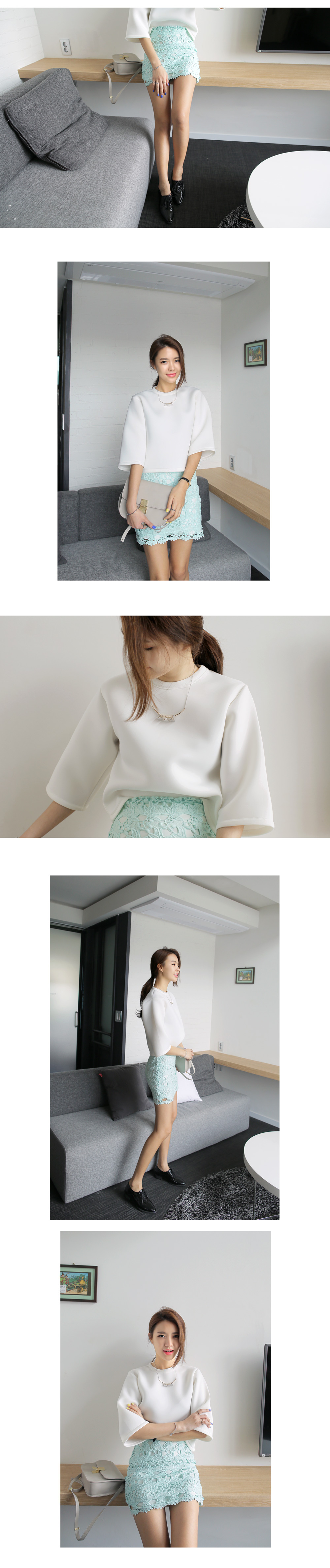 トライアングルパールネックレス・全1色 | DHOLIC | 詳細画像4