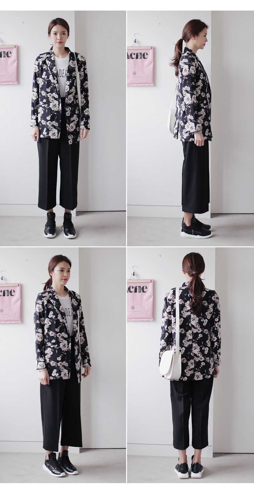 ローズ柄ロングジャケット・全2色 | DHOLIC | 詳細画像11