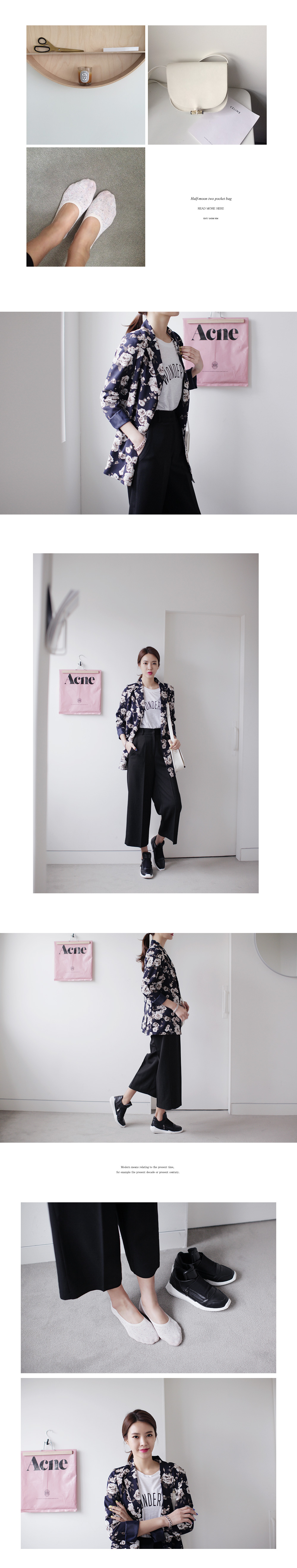 ローズ柄ロングジャケット・全2色 | DHOLIC | 詳細画像7