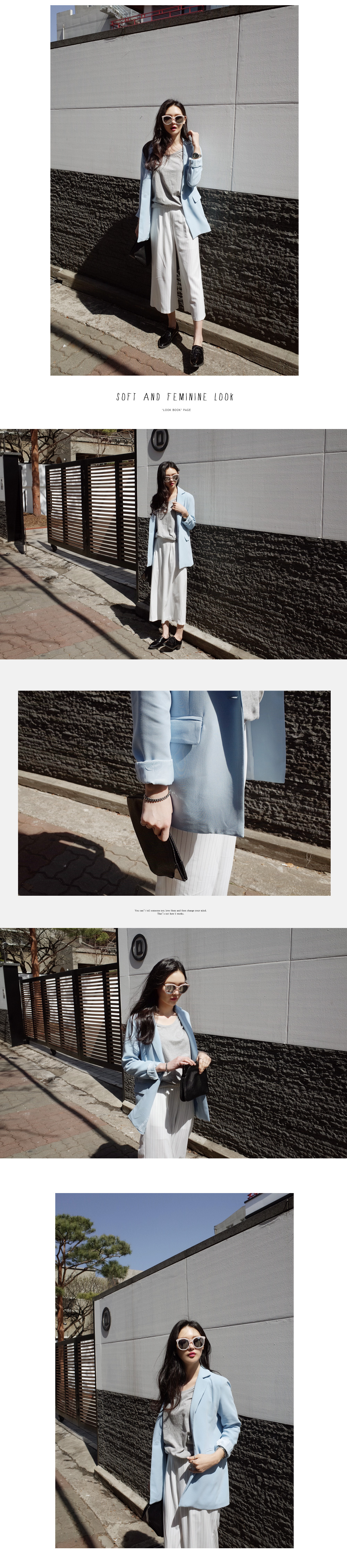 <font color=red><b>●●雑誌JJ9月号/VERY7月号/mini7月号/他雑誌多数掲載！●●</b></font>ピンストライプワイドクロップドイージーパンツ・全１色 | DHOLIC | 詳細画像8