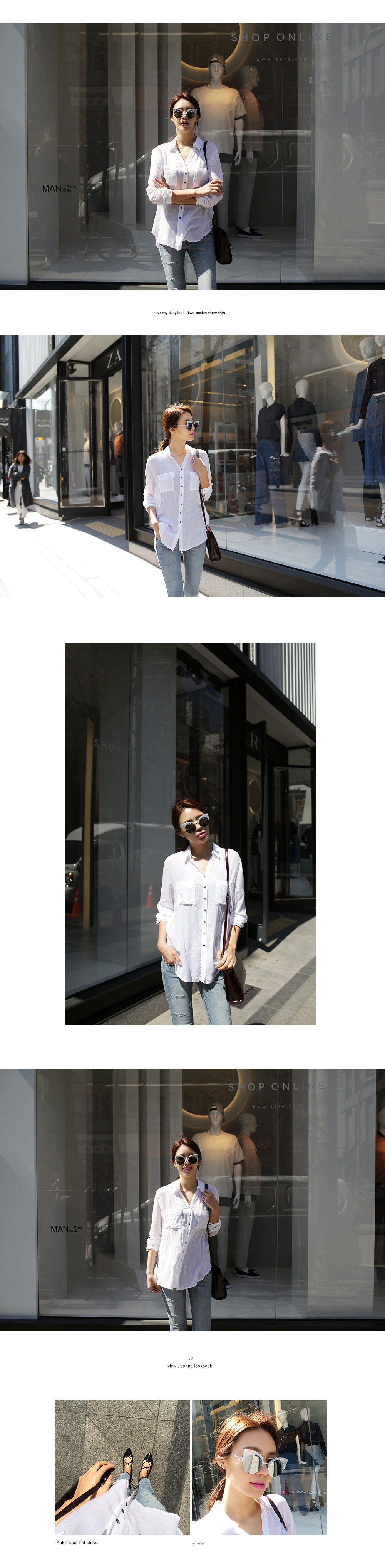 ロングストラップブラックフラットシューズ・全1色 | DHOLIC | 詳細画像6