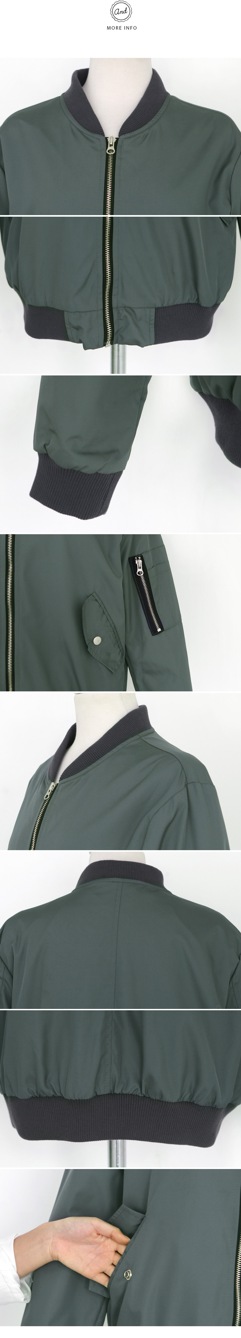 ロングMA-1ジャケット・全3色 | DHOLIC | 詳細画像16