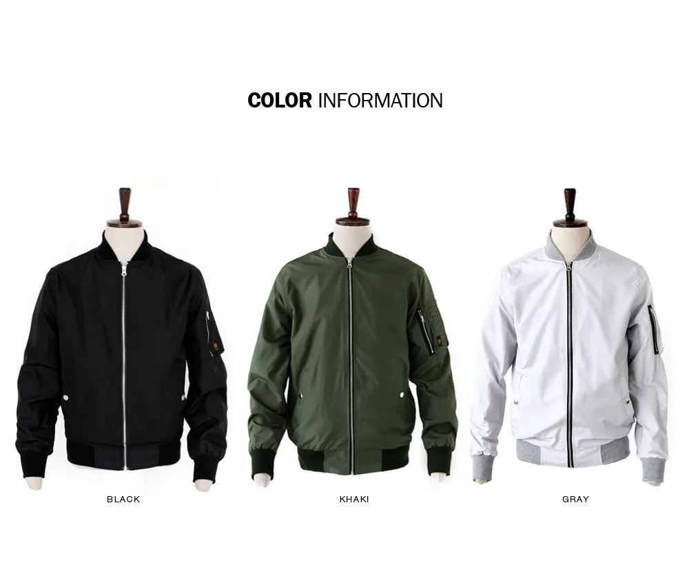 3colorsミリタリーMA-1ジャケット・全3色 | 詳細画像2