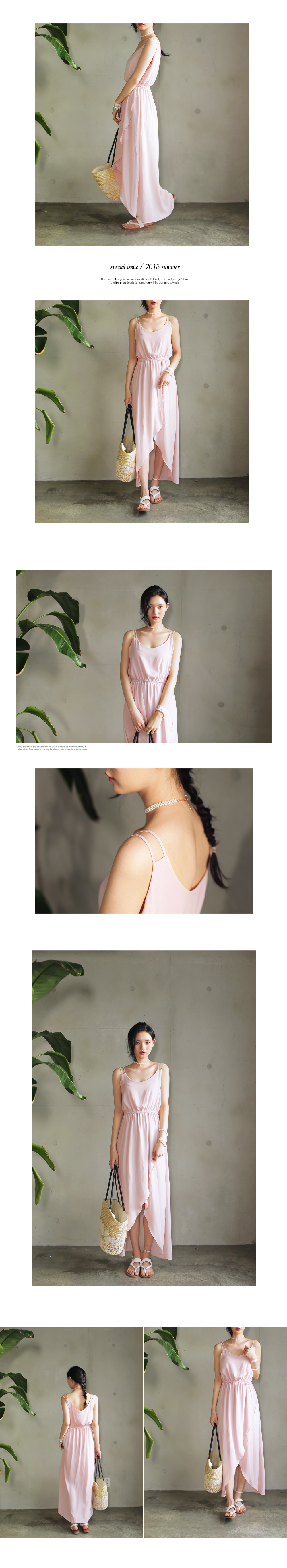 ストラップアンバランスロングワンピース・全3色 | DHOLIC | 詳細画像9