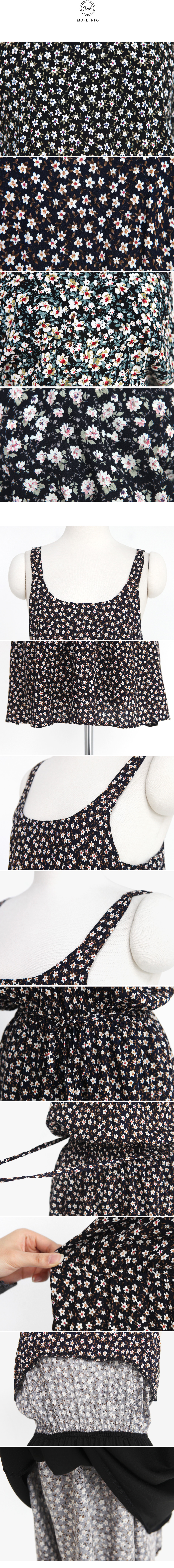 小花柄ノースリーブワンピース・全4色 | DHOLIC | 詳細画像10