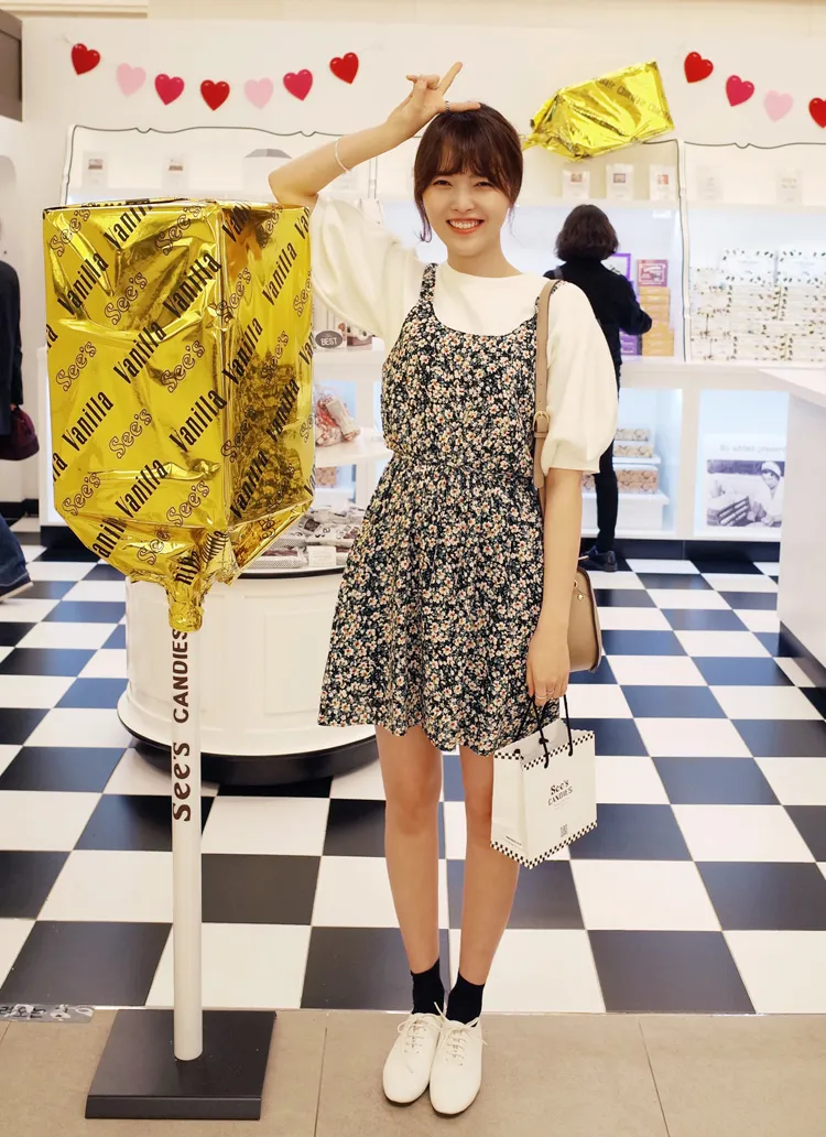 小花柄ノースリーブワンピース・全4色 | DHOLIC | 詳細画像1