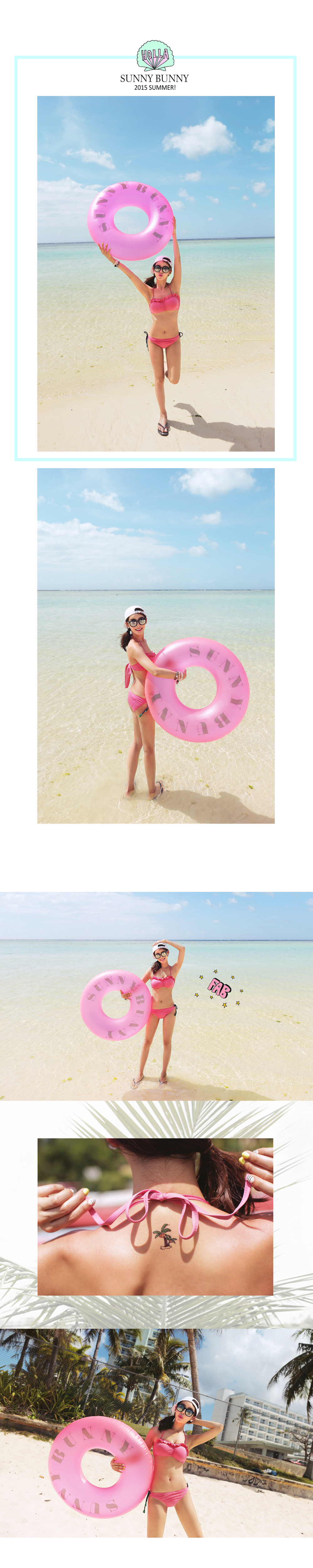 <font color=red><b>●●雑誌sweet7月号掲載●●</b></font>タッセルポイントフリルバンドルビキニ・全3色 | DHOLIC | 詳細画像2