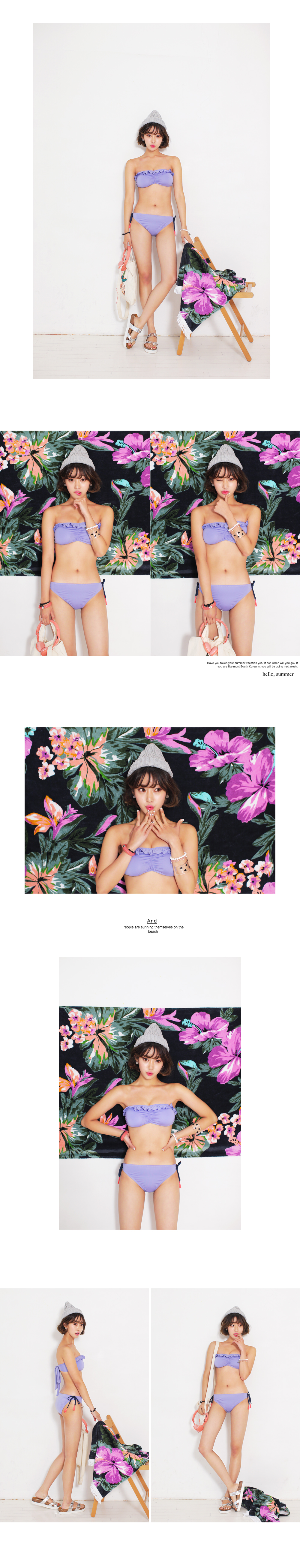 <font color=red><b>●●雑誌sweet7月号掲載●●</b></font>タッセルポイントフリルバンドルビキニ・全3色 | DHOLIC | 詳細画像7