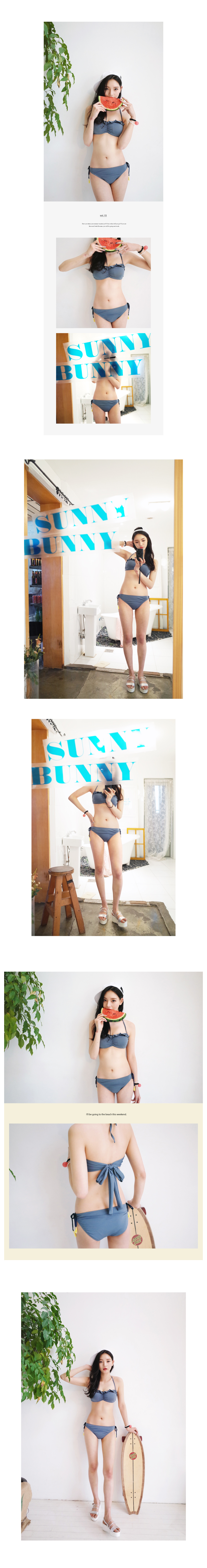 <font color=red><b>●●雑誌sweet7月号掲載●●</b></font>タッセルポイントフリルバンドルビキニ・全3色 | DHOLIC | 詳細画像8