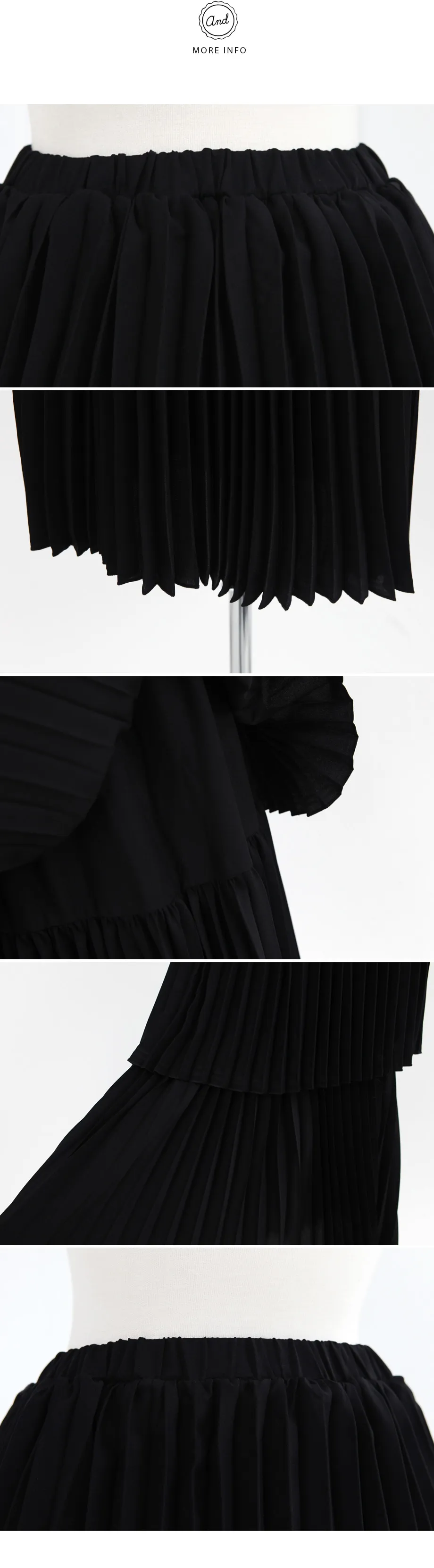ウエストゴムプリーツディアードスカート・全2色 | DHOLIC | 詳細画像17